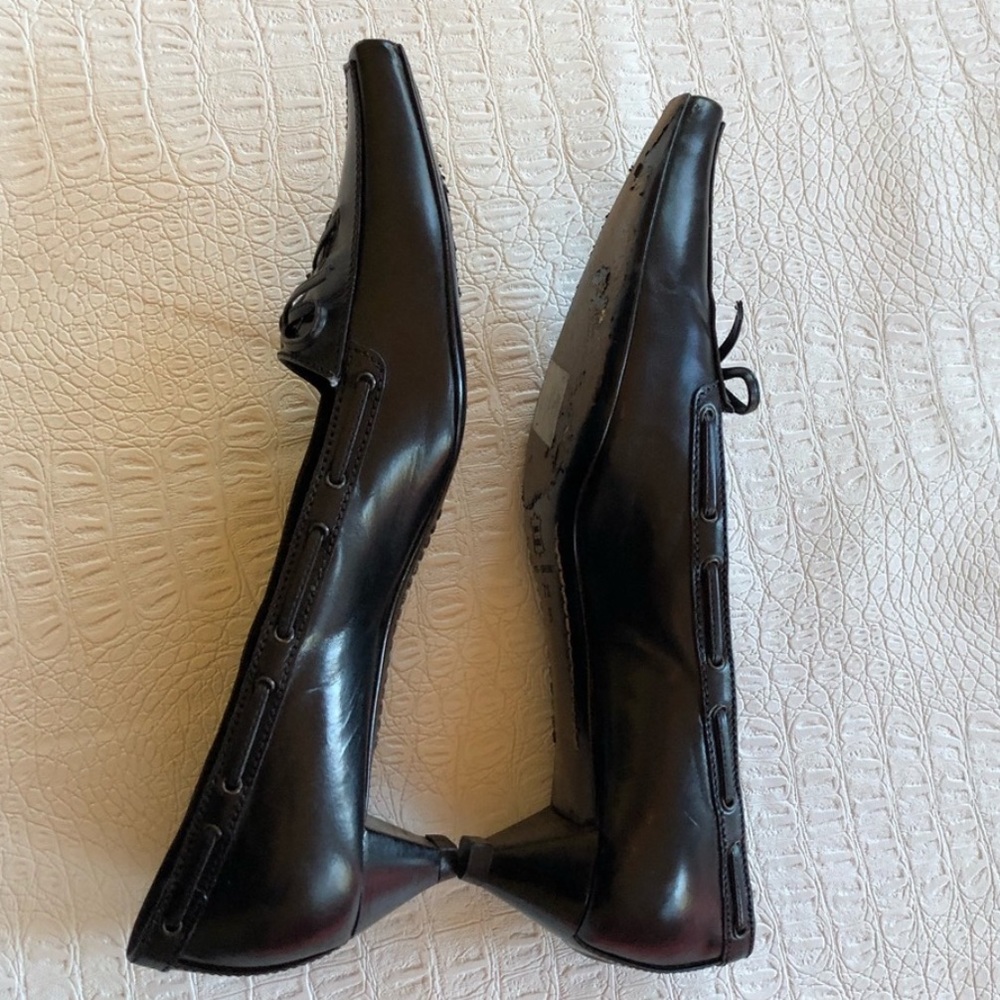 Gunmetal BLACK pumps